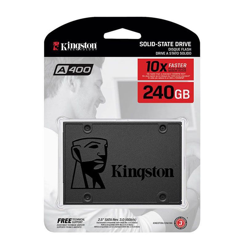 Sata3 A400 Kingston Ssd 240gb