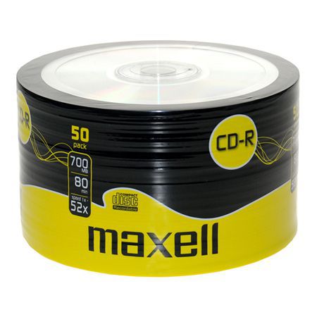 Cd-r Maxell 700mb 52x Spindle 50 Ply 0034