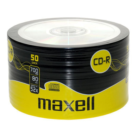 Cd-r Maxell 700mb 52x Spindle 50 Ply 0034