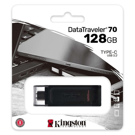 Flash Drive 128GB DT70 USB 3.2 tip C Kingston