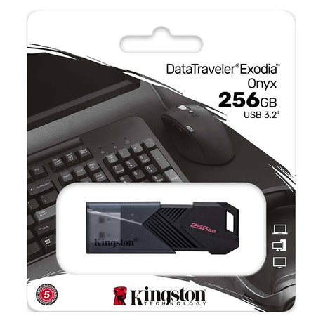 Flash Drive 256GB Dt Exodia Onyx USB 3.2 Kingston