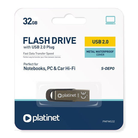 Flash Drive USB S-Depo 32GB Platinet