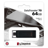 Flash Drive 64GB DT70 USB 3.2 tip C Kingston