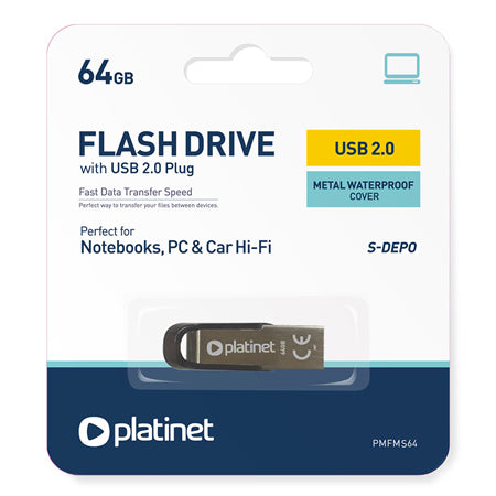 Flash Drive S- Platinet Depo 64gb cu USB