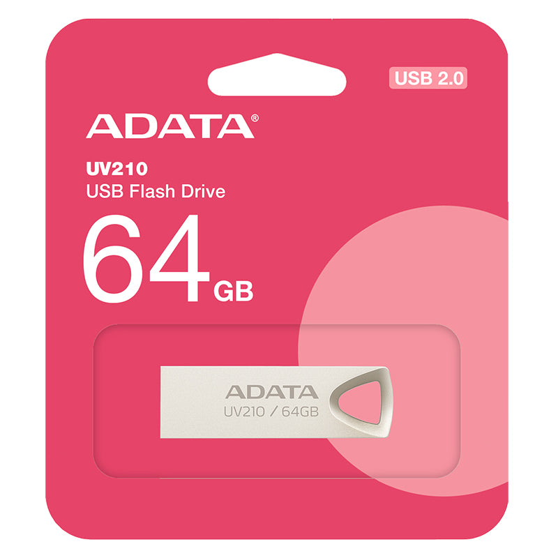 Flash Drive 2.0 64gb Metal Adata Uv 210 cu USB