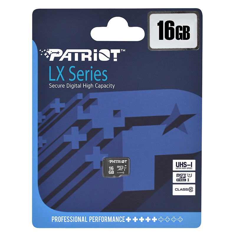 Micro Class 10 Patriot Card 16gb cu Card SD