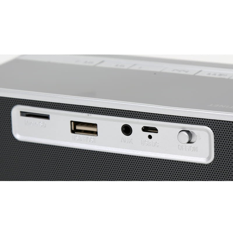 Radio cu ceas si Platinet Pmgc 10A cu Bluetooth, radio FM, alarma si afisaj LED