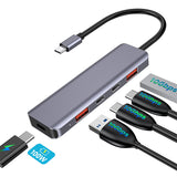 Hub 5 in 1 10 Gbs -c Pd 100W cu USB