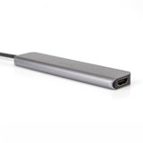 Hub 7 in 1 -c Aluminiu Platinet Pd 100W cu USB si Card SD