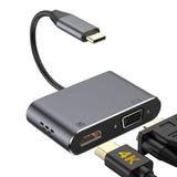 Adaptor Tip C - HDMI 4K 30hz Pmma 9832 cu USB