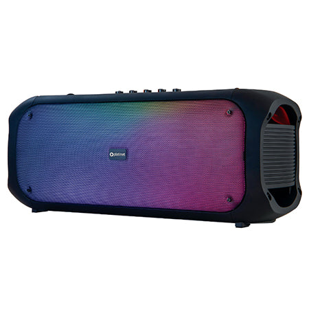 Boxa Boombox Light Fusion Platinet RGB 60W cu Bluetooth, radio FM, baterie 6000 mAh si AUX