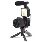 Set Vlogging 4in1 Platinet cu baterie reincarcabila si USB
