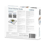 Cantar Bucatarie Smart Platinet Pnks 18 cu Bluetooth, DAB+ si baterie reincarcabila