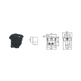 Intrerupator Negru Rs 101