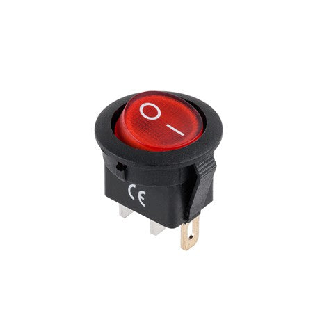 Intrerupator 12V Rosu Irs 101