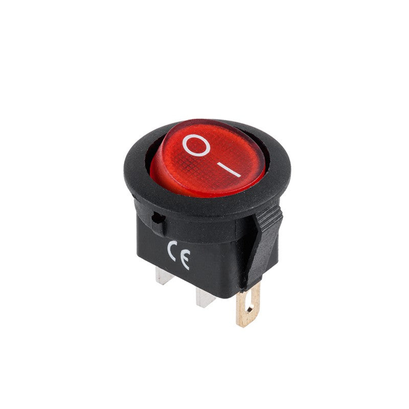 Intrerupator 12V Rosu Irs 101