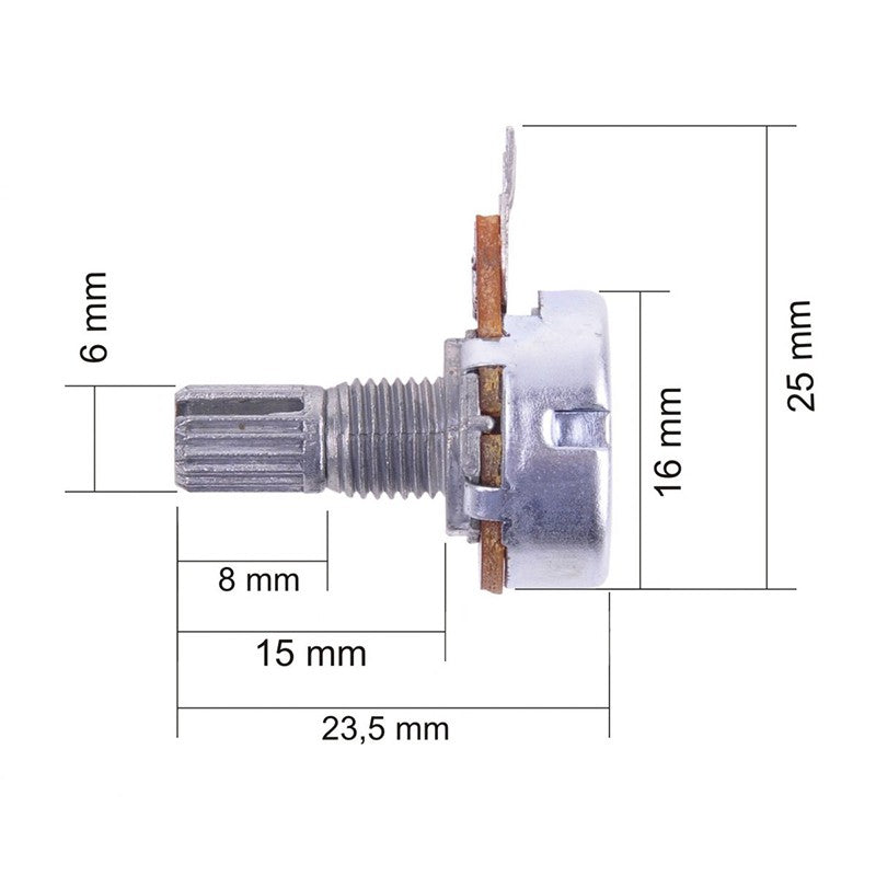 Potentiometru Liniar 2k Prk 0061