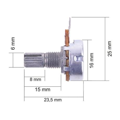 Potentiometru Liniar 2K