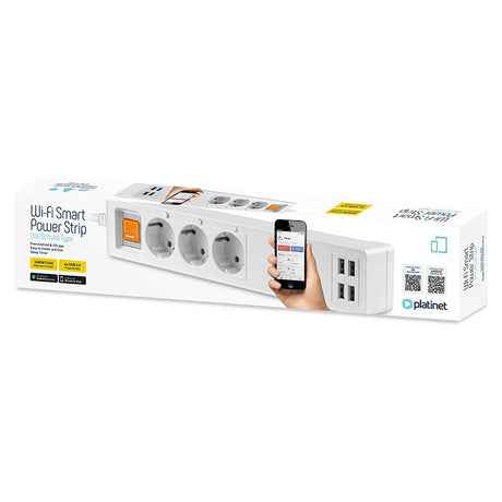 Prelungitor Smart 16A 3 Prize 4 USB 1.8M TUYA