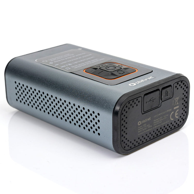 Compresor Auto Acumulator 10 Bar Platinet Ptc 22 cu baterie 4000 mAh si USB