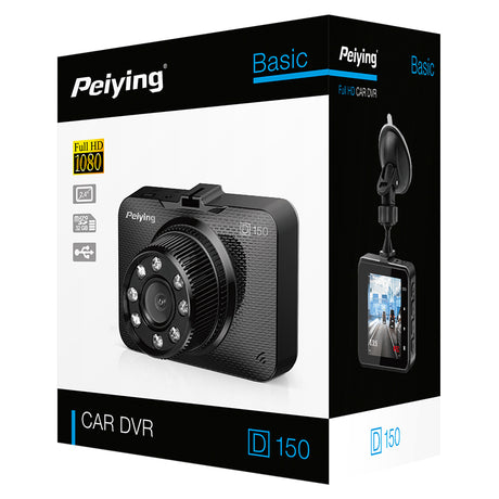 Dvr Auto Basic Peiying D 150 cu baterie 150 mAh, USB si Card SD