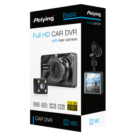 Dvr Auto Basic Peiying D 180 cu baterie 300 mAh, USB si Card SD