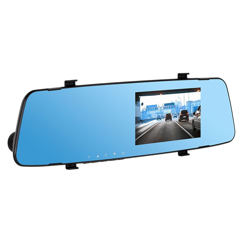 Dvr Auto si Camera Oglinda Basic Peiying L 100 cu baterie 600 mAh, USB si Card SD