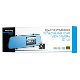 Dvr Auto si Camera Oglinda Basic Peiying L 100 cu baterie 600 mAh, USB si Card SD
