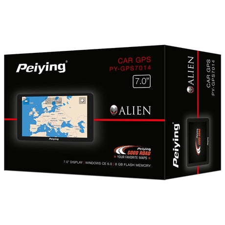 Sistem Navigatie GPS 7 Inch Harta Eu Peiying cu baterie 1200 mAh, USB si Card SD