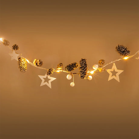 Decoratiune Ghirlanda LED Retlux Alba 30