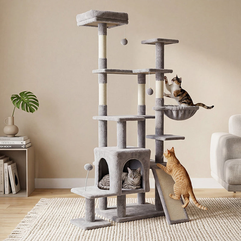 Ansamblu de Joaca Pisici 75x40x152 Cm Animals Rebel