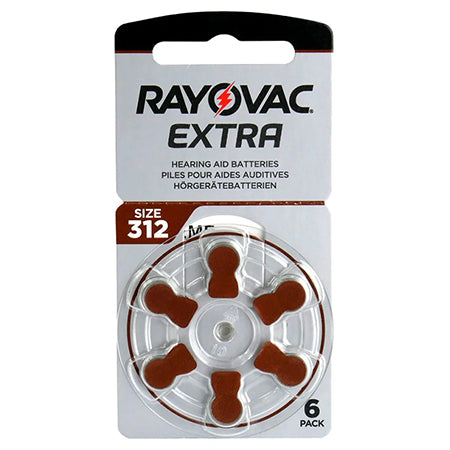 Baterie Auditiva Rayovac 312 Blister 6 Buc cu baterie 180 mAh