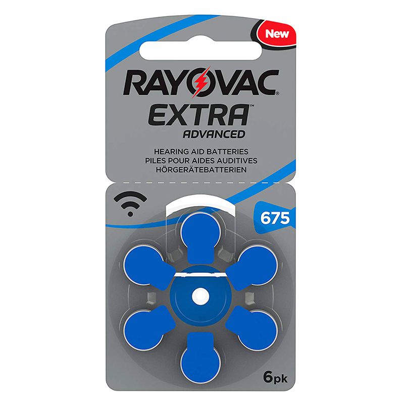 Baterie Auditiva Rayovac 675 Blister 6 Buc cu baterie reincarcabila