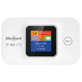 Modem Mi-fi 4g LTE Rebel cu Internet WiFi, baterie 2100 mAh si USB