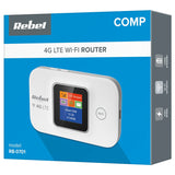 Modem Mi-fi 4g LTE Rebel cu Internet WiFi, baterie 2100 mAh si USB