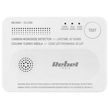 Detector Senzor Monoxid de Carbon Rebel cu alarma si baterie reincarcabila