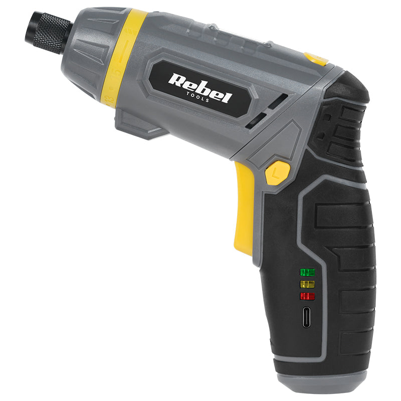 Set Surubelnita cu Acumulator 2ah Rebel cu baterie reincarcabila si USB