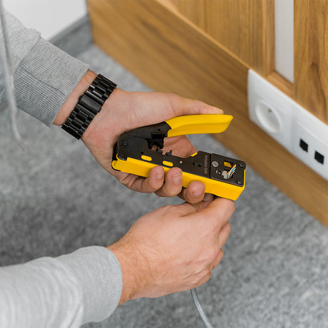 Cleste Sertizare Rj12 Pass-through Rebel Rj 45