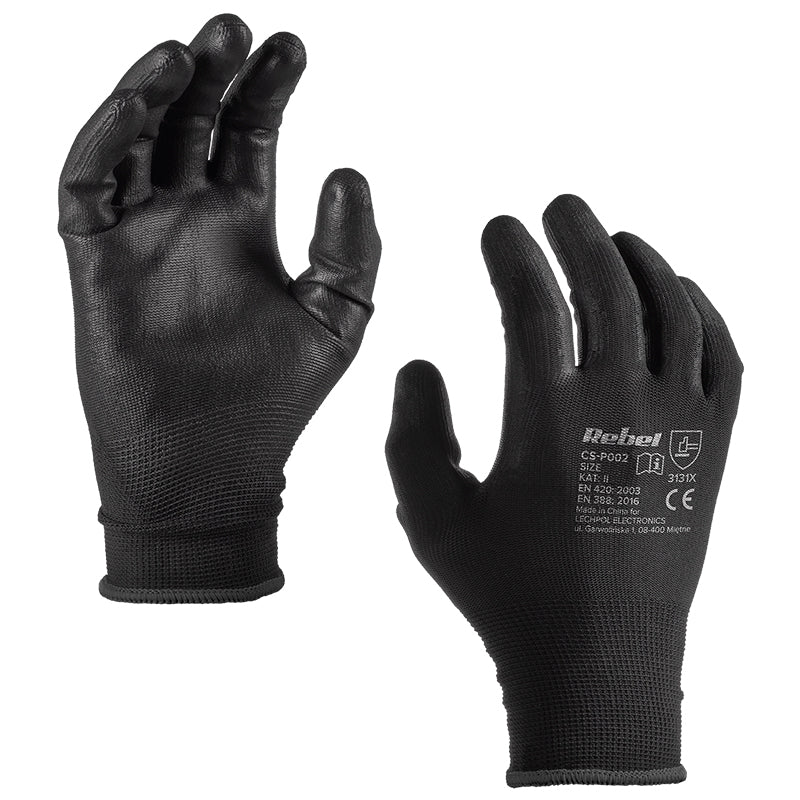 Manusa Lucru Poliuretan Marime 10/Xl Set 12 Buc Rebel