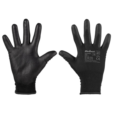 Manusa Lucru Poliuretan Marime 10/Xl Set 12 Buc Rebel