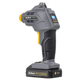 Compresor cu Acumulator Rebel cu afisaj LCD si baterie reincarcabila
