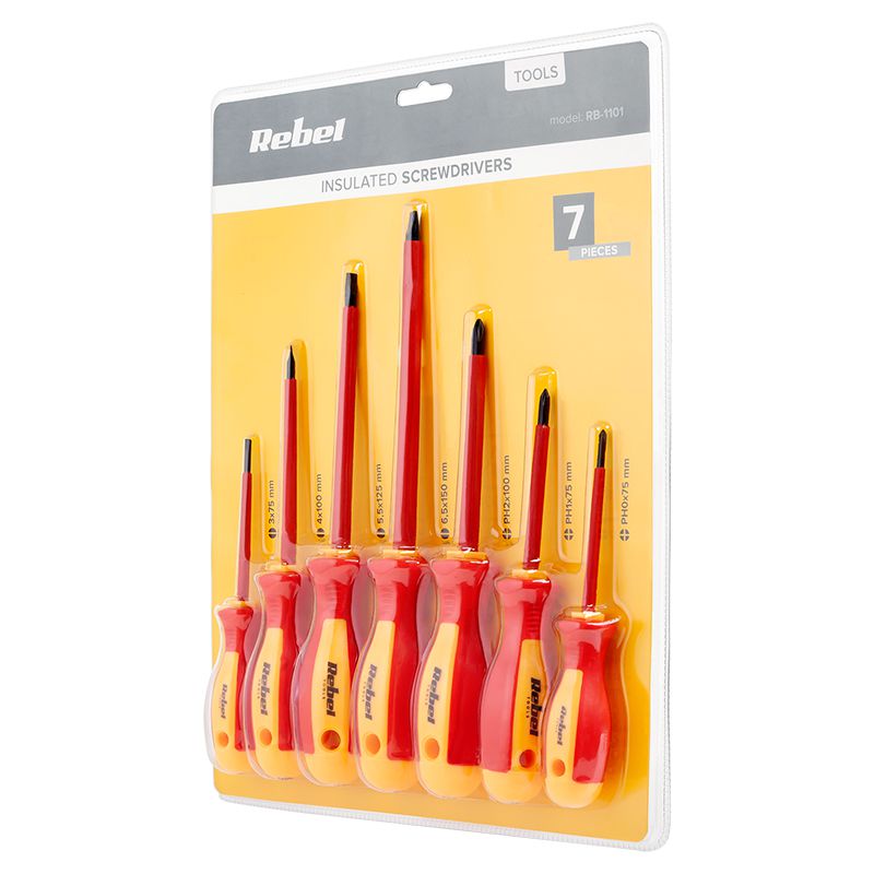 Set Surubelnite Izolate 7 Buc Rebel