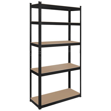 Raft Metalic 5 Polite Negru Rebel Mdf 180x90x40