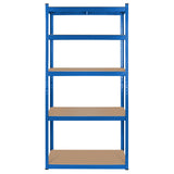 Raft Metalic 5 Polite 750k Albastru Rebel Mdf 180x90x40