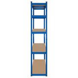 Raft Metalic 5 Polite 750k Albastru Rebel Mdf 180x90x40