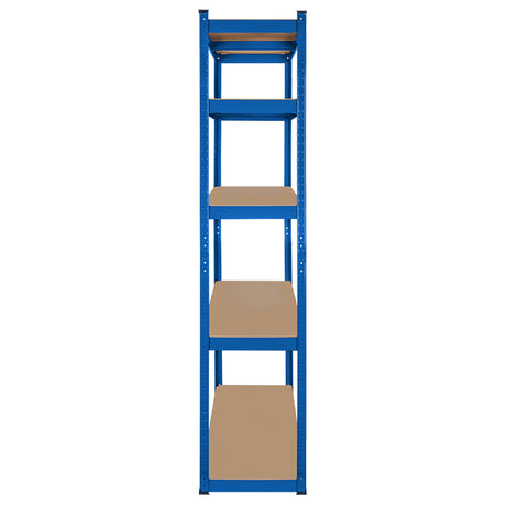 Raft Metalic 5 Polite 750k Albastru Rebel Mdf 180x90x40