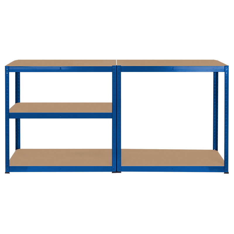 Raft Metalic 5 Polite 750k Albastru Rebel Mdf 180x90x40