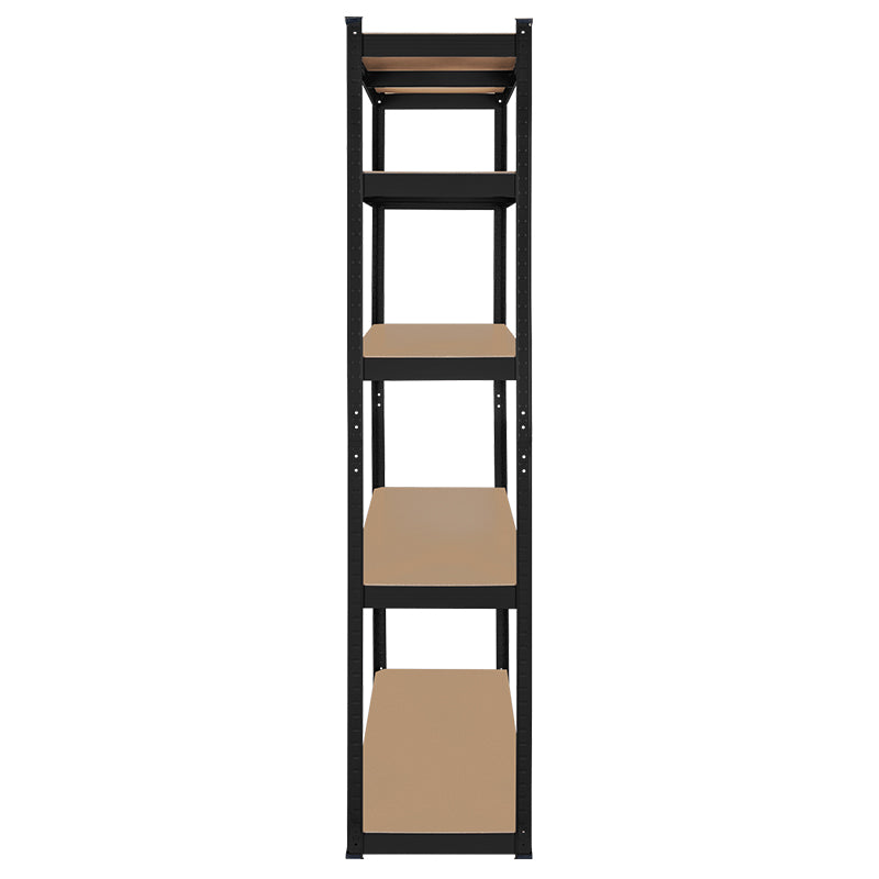 Raft Metalic 5 Polite Negru Rebel Mdf 180x90x40