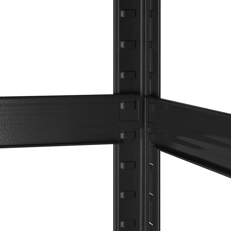 Raft Metalic 5 Polite Negru Rebel Mdf 180x90x40