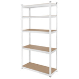 Raft Metalic 5 Polite Alb Rebel Mdf 180x90x40
